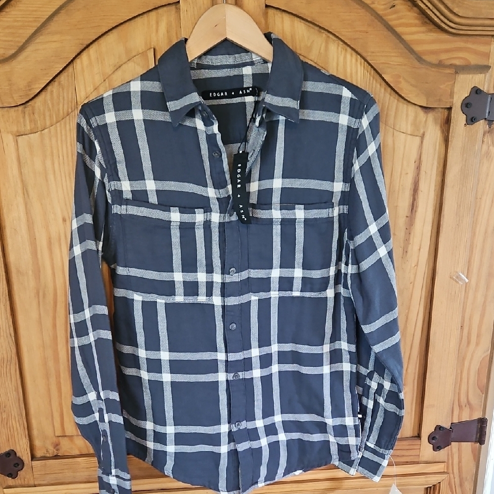 Edgar + Ash Plaid Button-Up Shirt